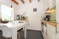 Cozy vacation apartment with fireplace for up to 4 people + toddler and dog