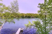 Lakefront Cabin w/ Private Dock, Kayaks + Firepit