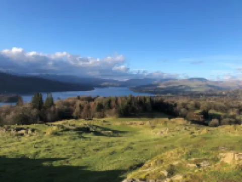 豪華小屋，湖景的熱水浴缸