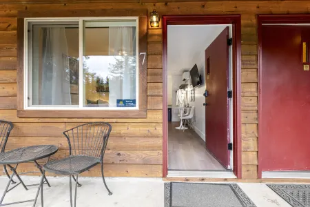 Mountain-view hiker's studio on ground-floor with fast WiFi - dog-friendly