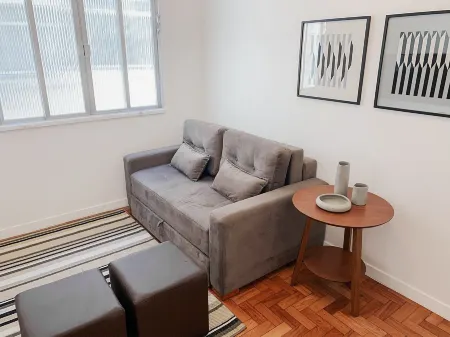 6 Minutes from Ipanema Beach Gc707 Отели рядом с достопримечательностью «Parque Lage»