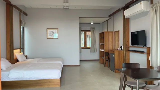 ห้องทวินพื้นฐาน วิวทะเลบางส่วน