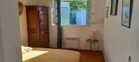 Studio and guest room for 4 people with private pool
