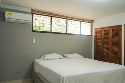 Beachfront 3-Bed, 3-Bath in Exclusive Castillogrande, Cartagena + WiFi & Parking Hotels in Castillogrande