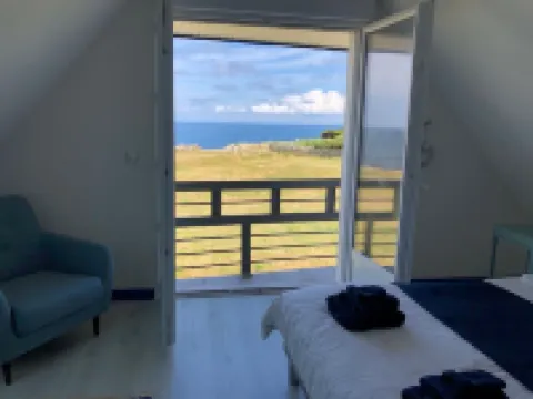 Maison vue mer côte sauvage pointe de la Torche