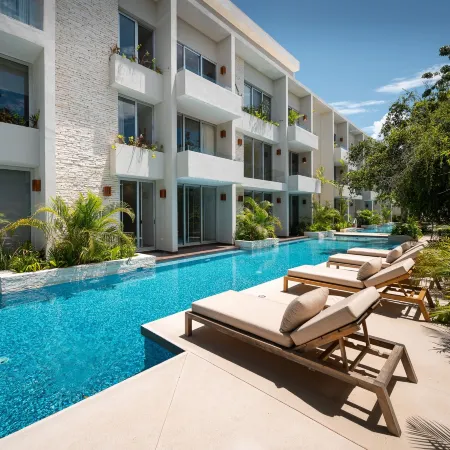 Nhoa 102B Lux 1Br Condo Plunge Pool in Aldea Zama