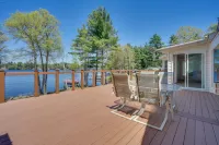 Spacious Lakefront New Auburn Home w/ Sunroom - parking