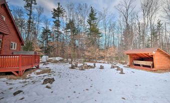 Secluded Johnsburg Retreat with Hot Tub and Fire Pit
