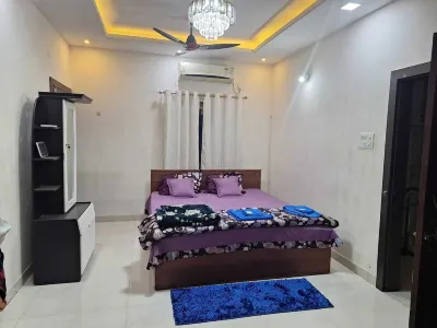 MYSA Villa Luxurious Homestay 2BHK near Airport Bhopal with AC, WiFi, kitchen Hotel a 