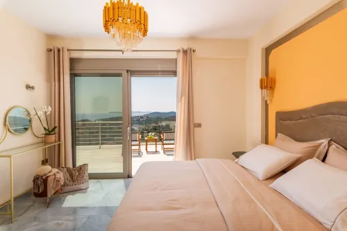 Idyllic Villa in Sivota With Stunning View & Private Swimming Pool and Jacuzzi