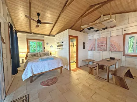 REEF HOUSE: Waterfront, Caribbean Paradise Jungle Cabin in Bastimentos w/ AC