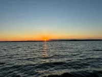 Spacious waterfront  home recently remodeled with WiFi, AC, and cable TV.