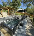 Luxury Riverfront Villa with Firepit & Gameroom!