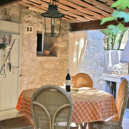 Authentic sheepfold close to a charming village.