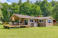 Private Beach! Home w/ 2 Guest Cabins in Hiwassee - 3-Star