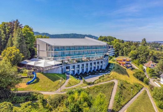 레이크뷰 객실에서 바라본 취리히 호수 전경