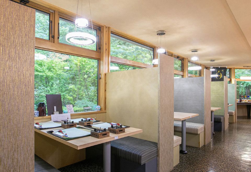 유후인 베소 시키사이 호텔의 깨끗한 로비