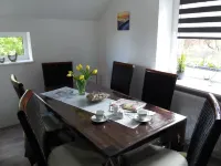 Vacation home Oll Tuun Rhauderfehn Leer Ostfriesland 6 pers. Fireplace infrared cabin