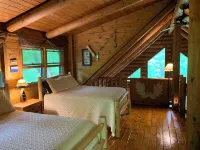 Make Memories - Secluded Log Cabin on Marion Lake Channel with Private Dock