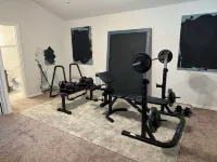 Amazing upgraded masterpiece with a nice gym upstairs, full kitchen, and games!