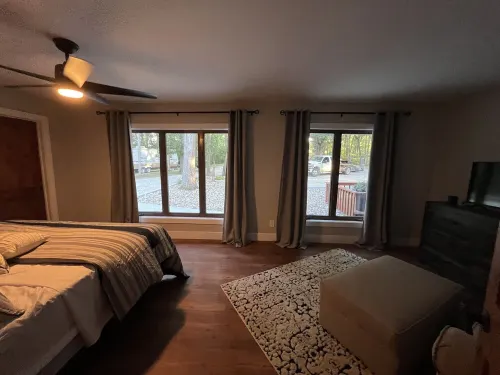 Experience Serenity at our secluded cabin mere minutes from town.