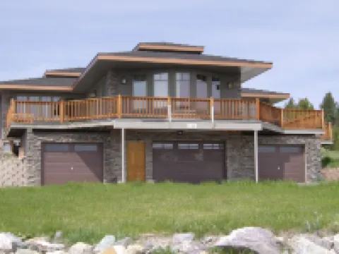 Serene Ridgetop  Kalispell Home -View Over Kitchen Sink