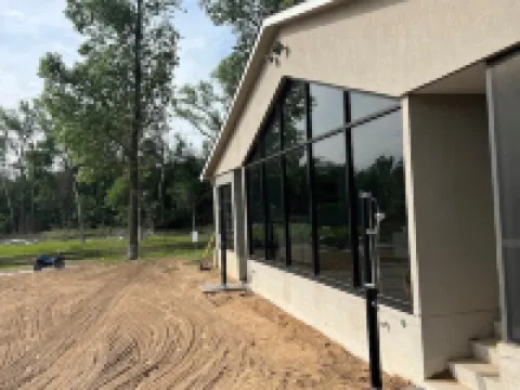 Private Lake Resort house w swimming, fishing, beach access, sand dune ATV Park 哈維縣酒店