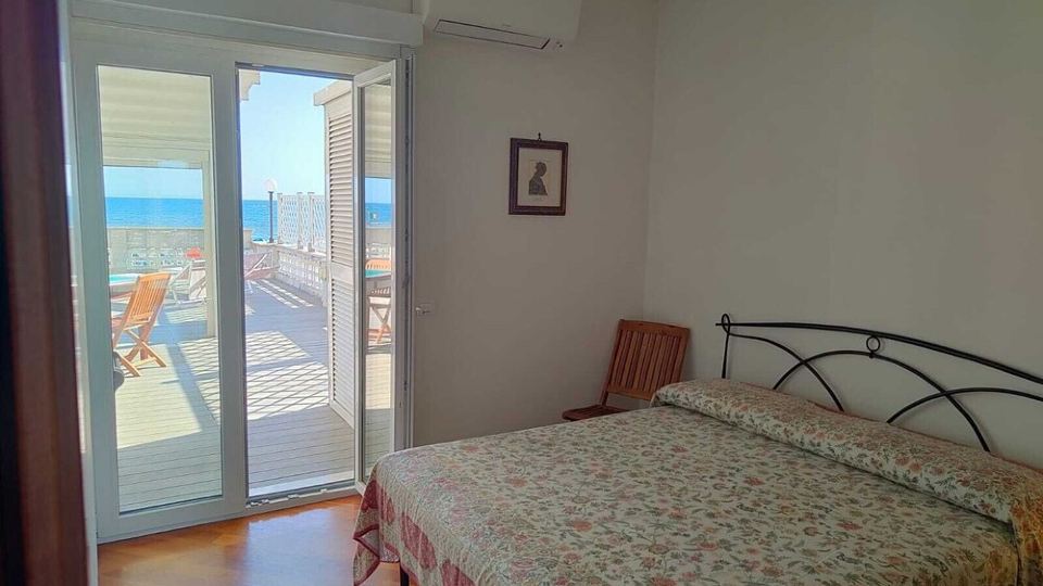 The terrace by the sea