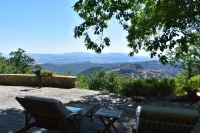 Villa "Il Diaccio" with a panoramic view of the Tuscan Maremma Hotels in Roccastrada
