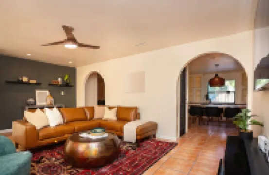 New! Saltwater pool home with hot tub, game room, and outdoor games!