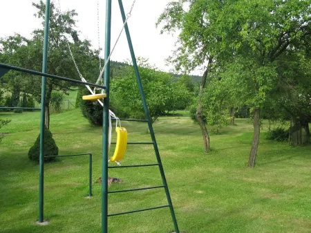 Vacation in Saxon Switzerland Garden Pool Stove