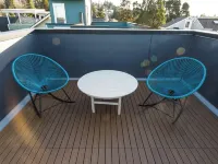 Steps to Alki Beach with Water Views Rooftop deck