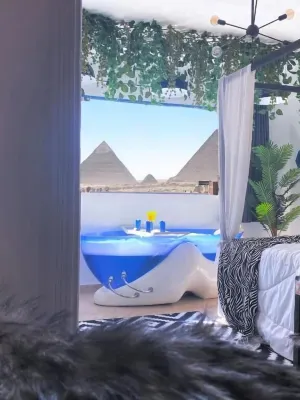 Pharaoh Pyramids View