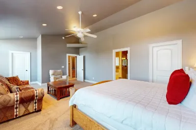 Custom-Built Woodland Home with 2 Living Rooms, Billiards & Foosball