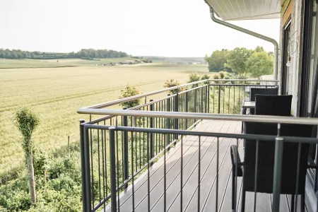 White wine apartment with panoramic view