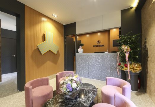 브라운 도트 기장 연화리의 무료 조식