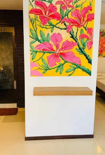 ห้องดีลักซ์แบบมีเตียงเดี่ยว 5 เตียง