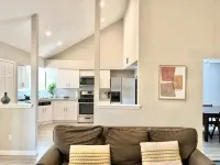 Full Kitchen and Fenced Backyard Retreat - Charming Spacious Haven