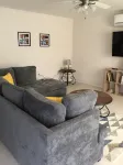 Beautiful gated spacious condo 5 minute walk to beach, restaurants and Hip Strip