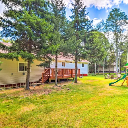 Walk to Wolf Run Lake: Cottage w/ Furnished Deck