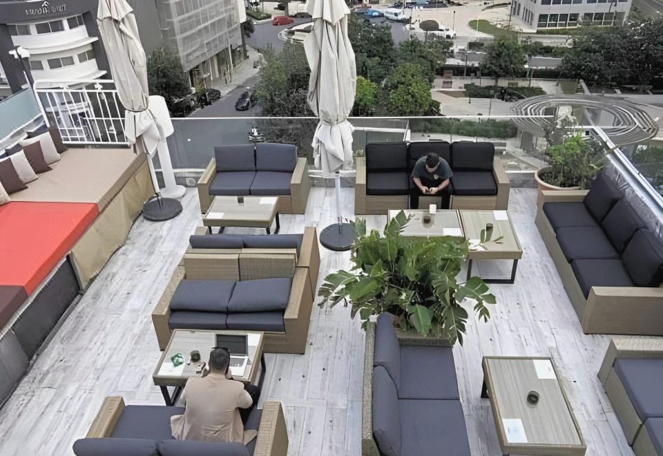 마르코 폴로 호스텔 옥상 뷰