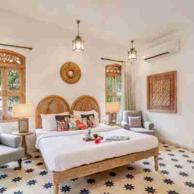 4bhk Villa in Siolim Pool Lush Forest View Rooms