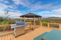 Mountain View and Fire Pit Modern Copperhill Home