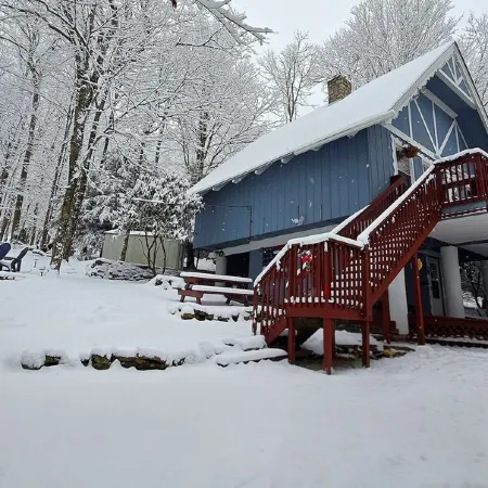 Blue Ridge Mountains Getaway Cabin • Skiing • Firepit • Outdoor Theater