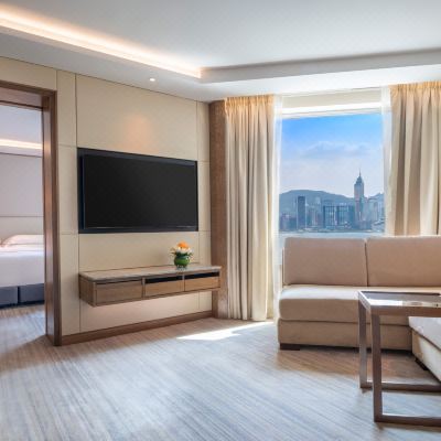 單臥套房 海港景觀 香港海景嘉福洲際酒店優惠