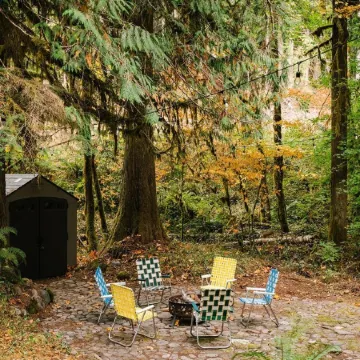 Beautifully Designed Arched A-Frame Cabin with Gas Grill & Wood-Burning Stove