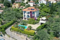 Apartment lux 1 bedroom, independent in villa, swimming pool, view Grasse and sea Hotels in Grasse