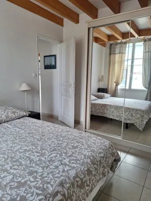 Maison 100m de la Plage de Boisvinet. 6 Personnes . 3 Chambres