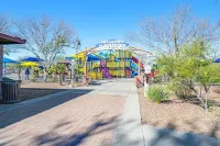 NEW! Cozy desert getaway with private backyard and seasonal pool!