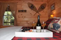 Luxury cabins in the foothills of the Blue Ridge Mountains